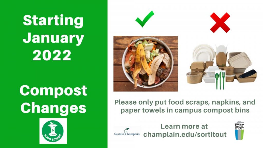 sign no food scraps